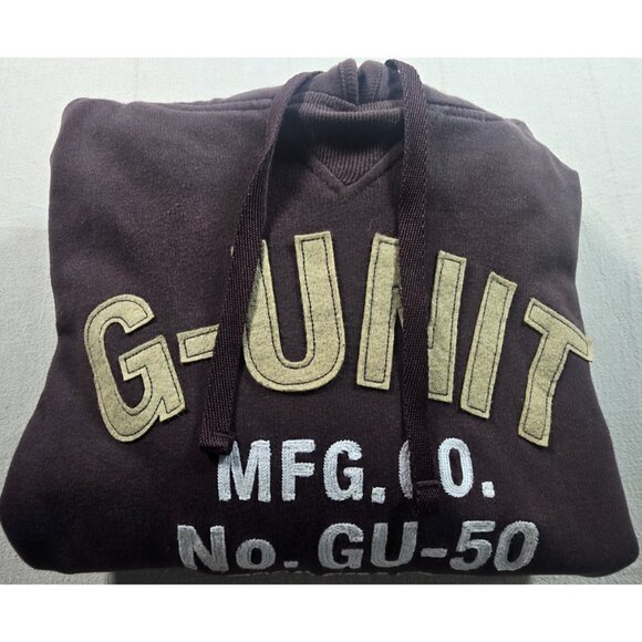 G-Unit Hoodie Men’s 3XL Brown Heavyweight Pullover Workwear Gorilla Unit 50 Cent - Picture 16 of 16